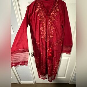 Pakistani A Meenah Lawn Size L house of Faiza Salwar Kameez
